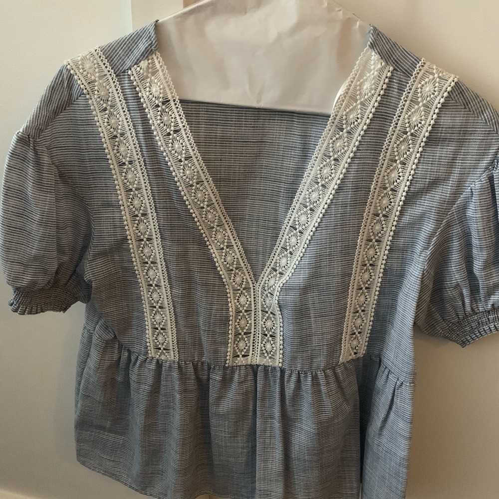 Zara peplum top